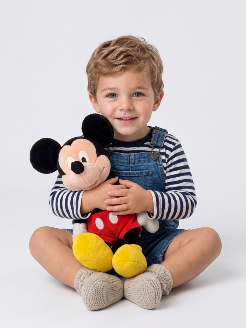 Classic Mickey Mouse Plush Toy - Red, Yellow, Black - Walt Disney World